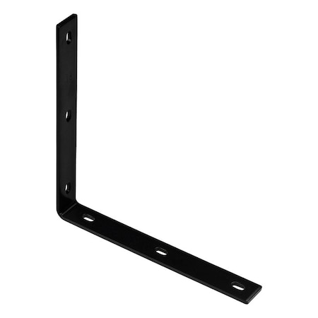 National Hardware National Hardware 12.25 in. H X 1.5 in. W X 0.25 in. D Black Carbon Steel Inside/Outside Corner Brac N351-469